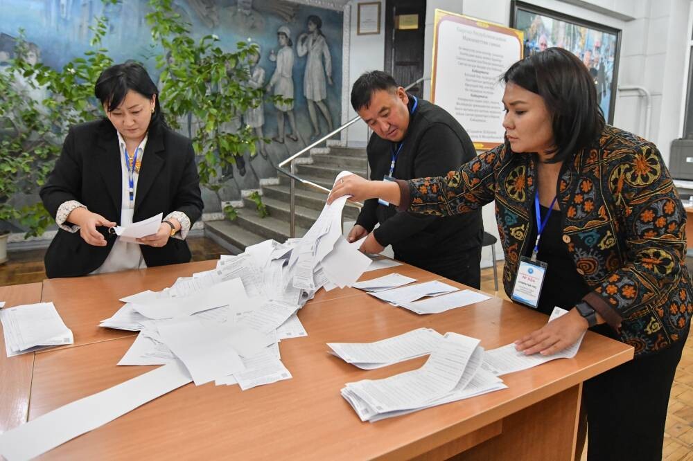 Japarov's Allies Lead in Kyrgyzstan Elections